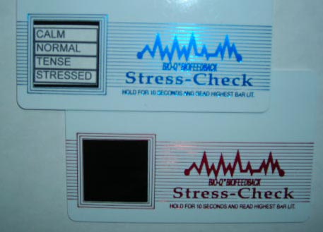 Bio Q Stress Check Card      (as seen                  on Dr. Oz Show)