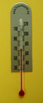 Glass Carded Thermometer