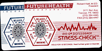 Bio Q Stress Check Card (oval)